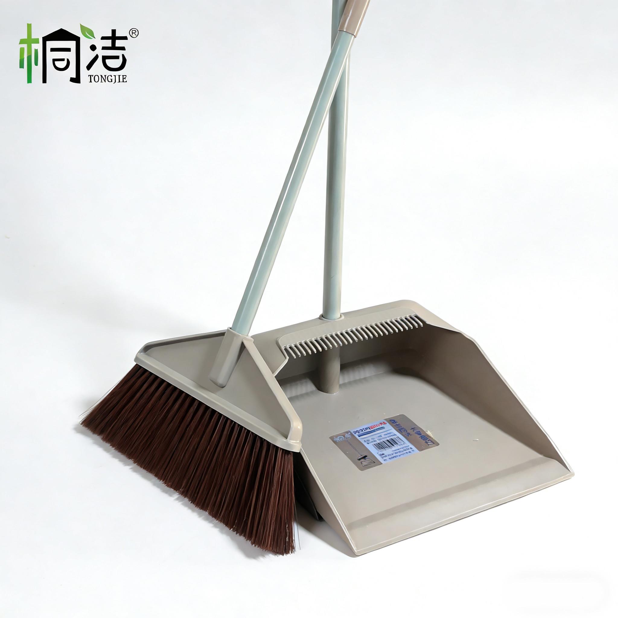 桐洁扫帚簸箕套装软毛扫把家用清洁工具组合装家用组合办公室塑料图片