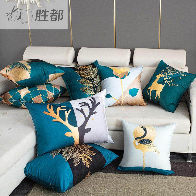 胜都沙发靠背枕抱枕装饰靠枕客厅卧室大尺寸床头靠垫高级感抱枕套
