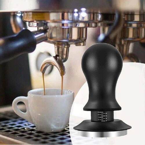 Coffee Tamper Adjustable Depth With Scale Espresso Springs