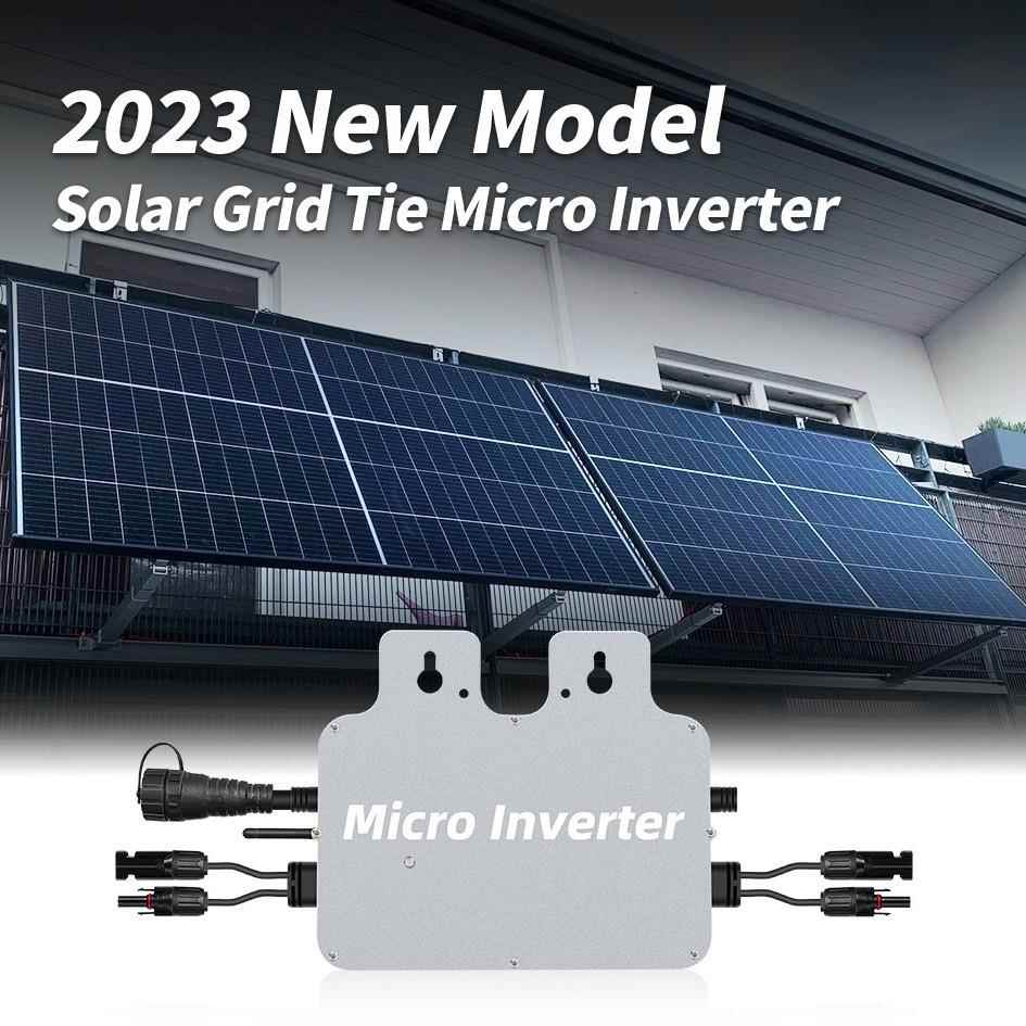 厂家太阳能并网微型逆变器600w户外防水压铸散热不停机设计