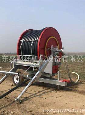 农用卷盘式喷灌机水肥一体绞盘式浇地机大型农田喷灌设备灌溉车