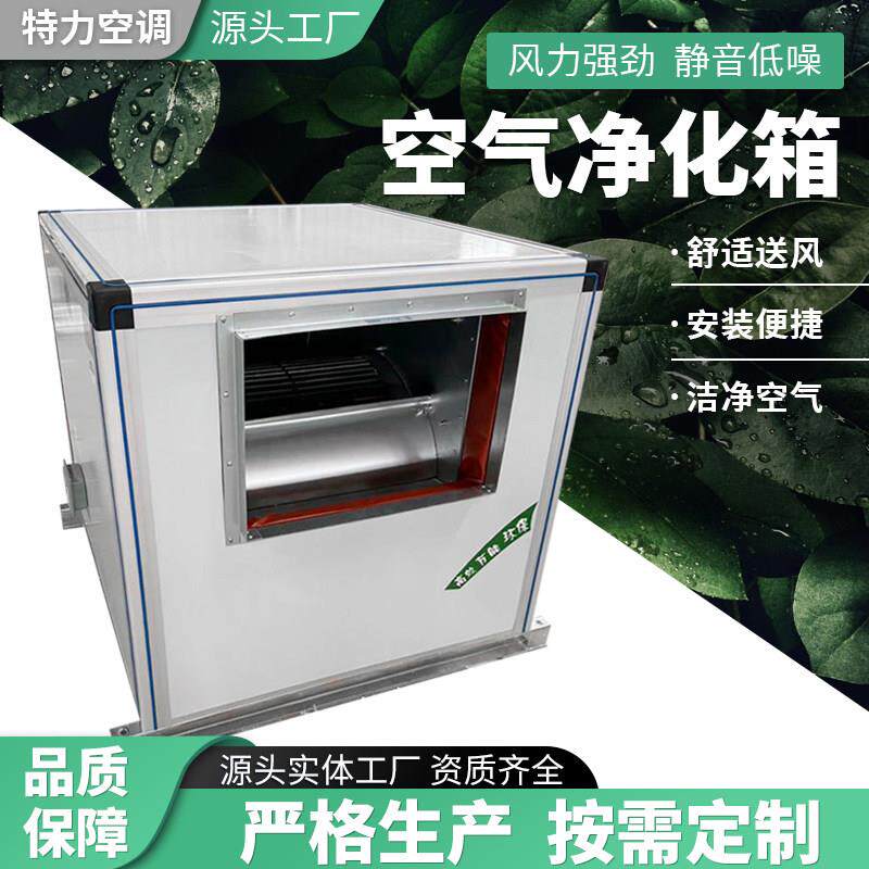 空气净化风机箱初中高效过滤箱商用风柜排风过滤新风净化型风机箱