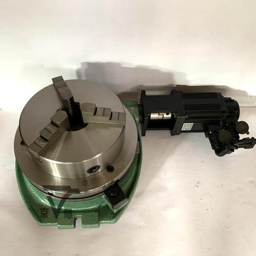 TS500A回转工作台+法兰+卡盘+控制台+伺服电机20寸卧式分度盘厂家