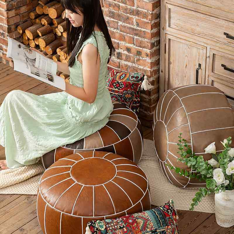 美式坐墩收纳凳子多功能客厅沙发凳坐垫家用旧衣物闲置换鞋矮凳,收纳整理,收纳凳,淘宝优惠券,粉丝福利购,淘宝优惠卷