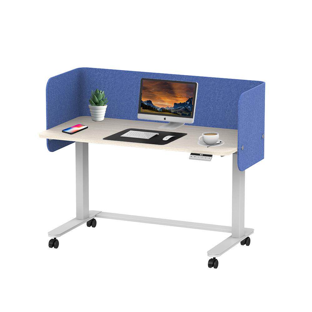 可移动智能升降桌书桌学习桌电动可调高度电脑桌办公桌带轮可移动