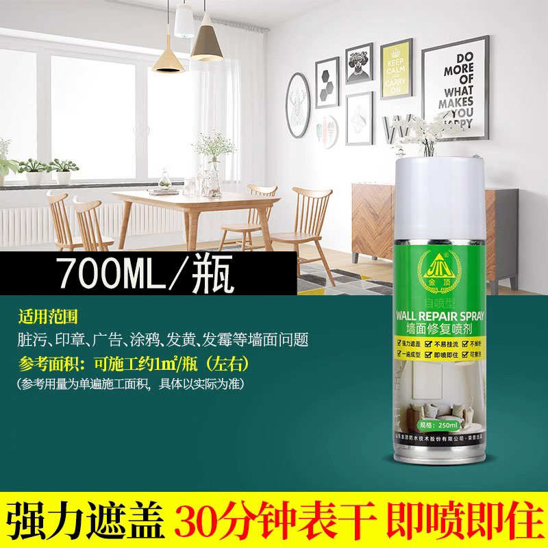 膏乳胶漆漆污损去污修复清洁修墙体家用补白补墙面自喷神器墙墙壁