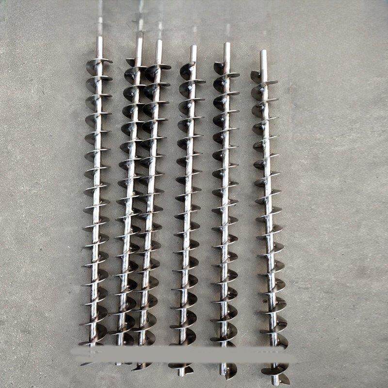 非标定做螺旋叶片绞龙输送杆小型不锈钢304蛟龙推进轴搅拌上料机