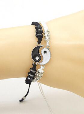 速卖通爆款合金太极八卦手工编织