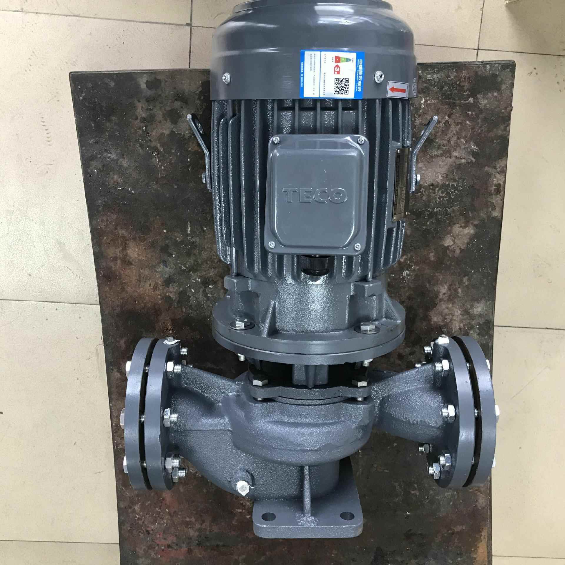 立式水泵TEGH112M1-25HP3.7W2P口径3寸铸铁材质
