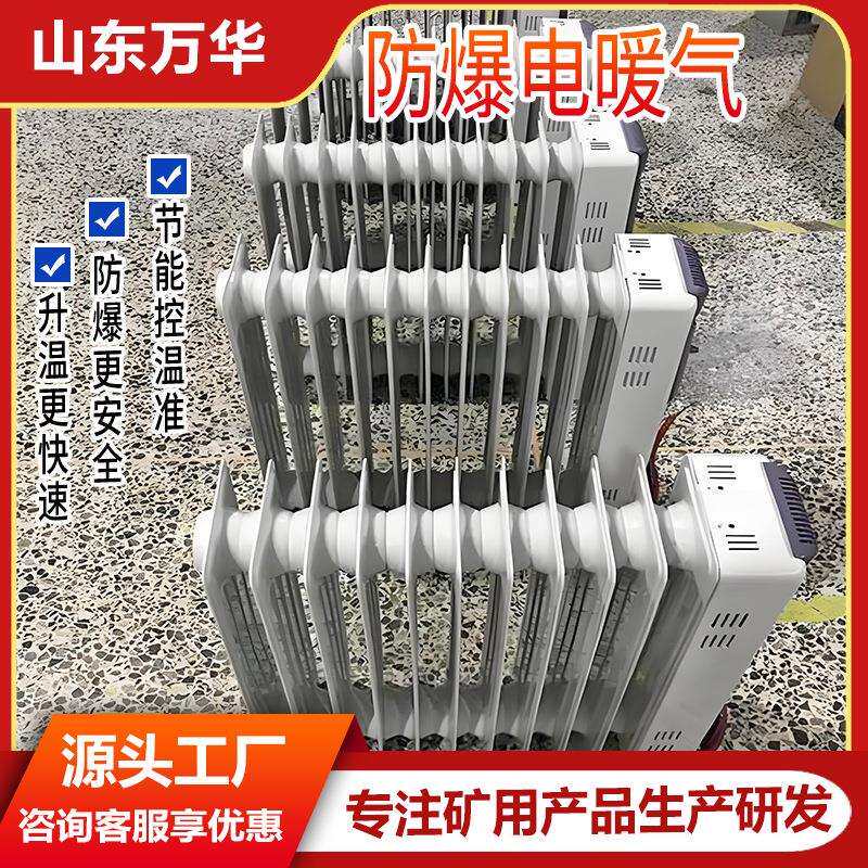 煤矿用防爆电暖器电加热防爆电热油汀电暖器煤矿用移动式取暖器