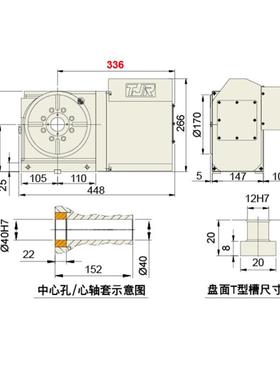 谭佳R-250R第四轴高精数AR-250R控分度盘度全自动cnAc分头气动刹