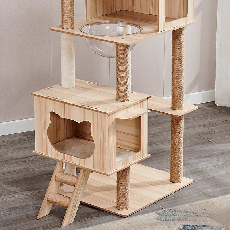 乐妃宠物用品超大猫爬架大型宠物窝四季通用外贸太空舱猫爬架猫窝