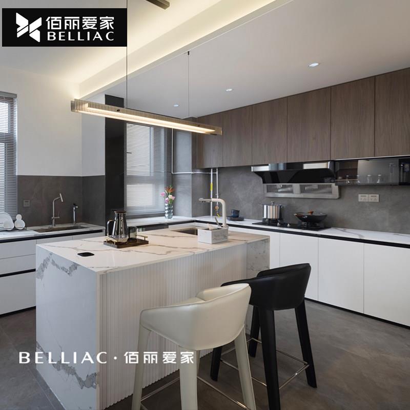 佰丽爱家开发式厨房整体橱柜现代简约橱房橱柜灶台柜定制