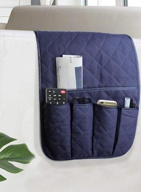 亚马逊沙发扶手椅 手机电视遥控器收纳袋沙发挂袋 sofa armrest