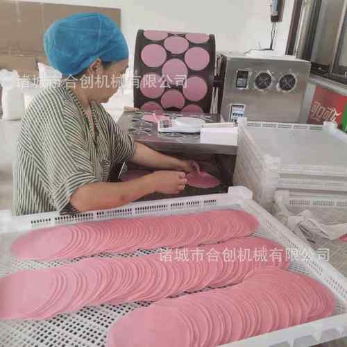 全自动圆形蛋皮机千层蛋糕制皮机电磁加热钎子蛋皮机设备