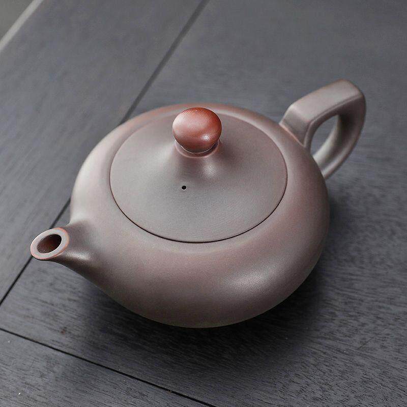 紫陶凤凰壶纯手工制作好运覆古中国家用茶壶茶具礼盒建水紫陶壶