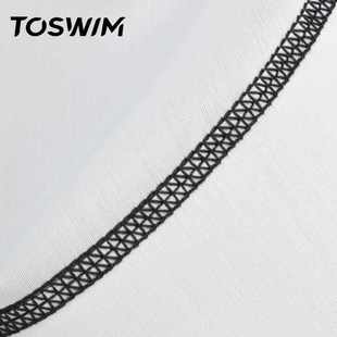 舒适不勒头泳帽 新款 TOSWIM拓胜硅胶布游泳帽 成人长发大号泳帽