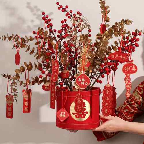 婚房装饰喜字结婚挂件卧室客厅摆件挂饰婚礼布置套装创意