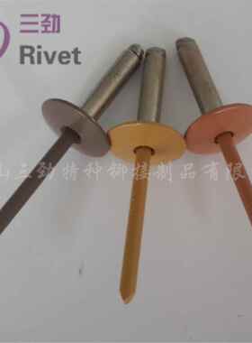 不锈钢烤大帽铆钉抽埃特板浅灰色漆铆钉外墙水泥板喷涂檐拉MRW芯