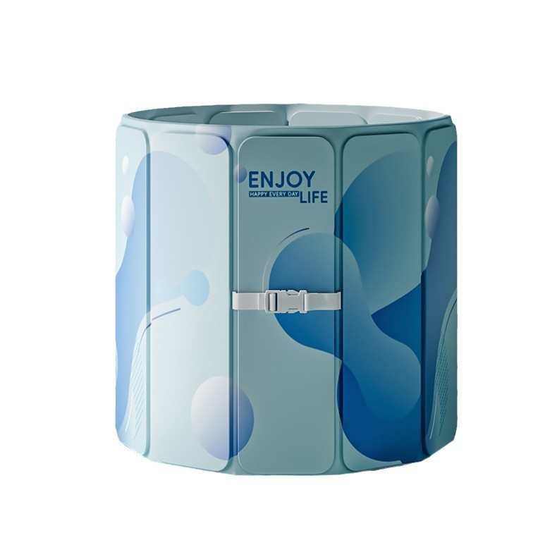 泡澡桶大人折叠加厚成人家用全身沐浴桶持久保温儿童洗澡浴缸带盖