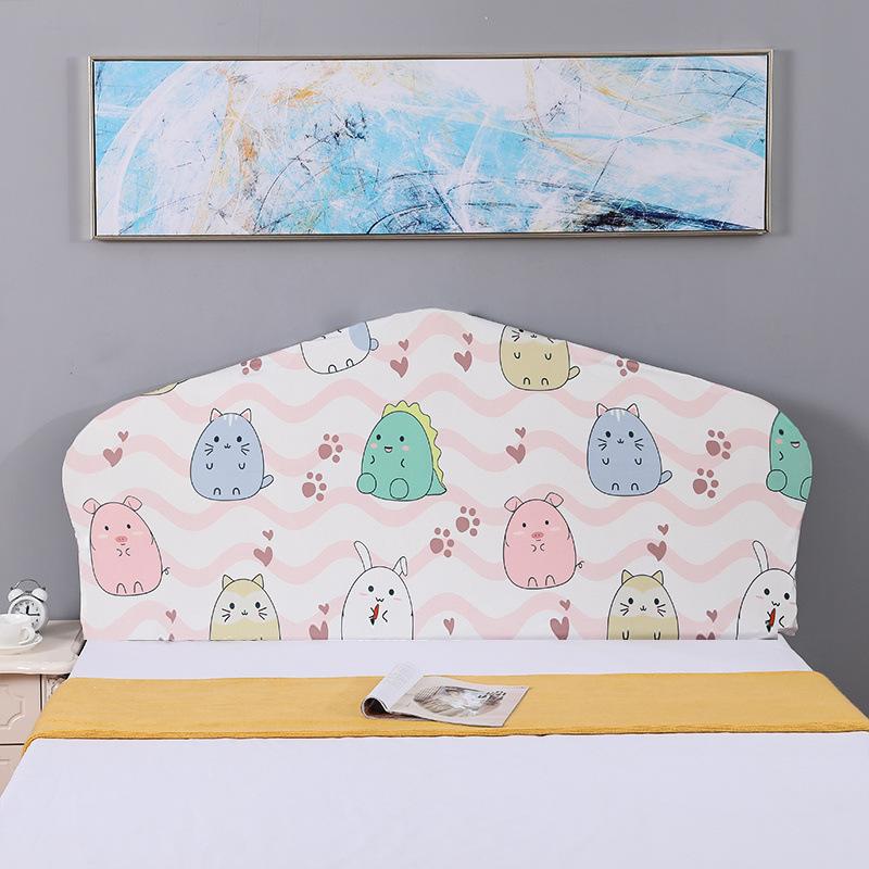 床头套罩2024新款欧式公主风通用非万能弧形凹凸卡通儿童软包异形