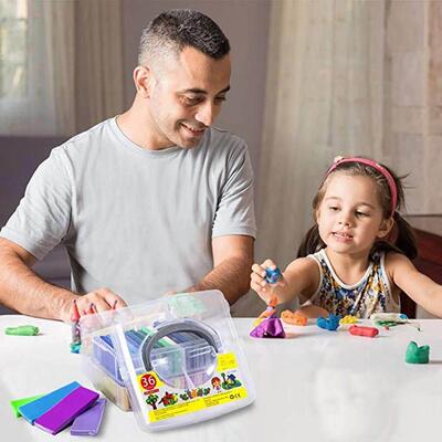 Polymer Clay Starter Kit 32 Colors Oven Bake Clay Baking Mod