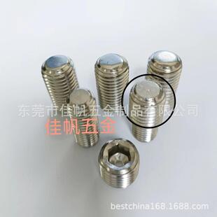 GB77内SUS3045锈钢六角3*2平不端紧OPB定顶丝,平端机米止付螺丝