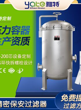 大通量过滤器替代pp棉滤芯款頗尔款3m款滤芯保安精密过滤器