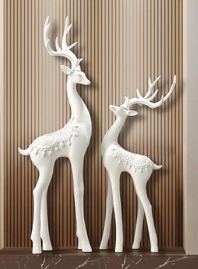 现UFB代鹿入门户级玄关大壁高感摆龛件客厅电视柜旁高端艺术号装