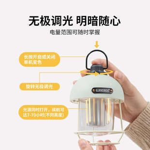Luingbox露营盒子户外灯超长续航氛围灯野营帐篷灯led复古照明灯