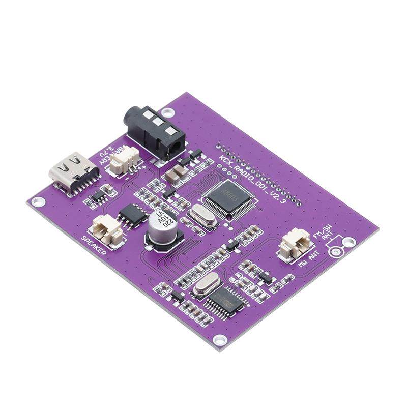 调频调幅短波中波全波段电子数显示时钟收音机模块板