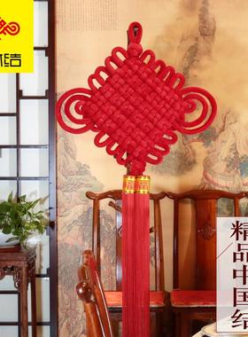 福林结 红色中国结挂件 客厅大号玄关乔迁新居屏风挂饰入户门