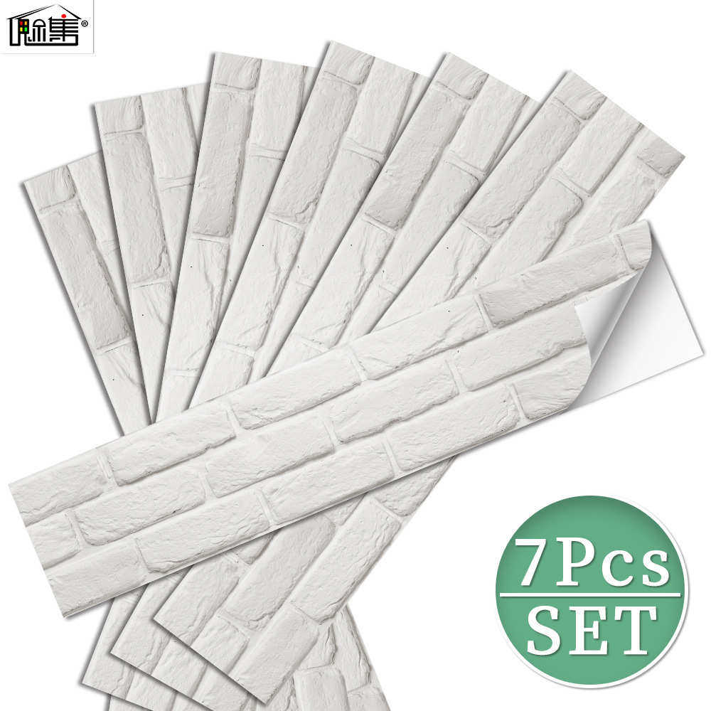 墙壁贴纸 厨房防油墙贴美式乡村白漆砖墙翻新楼梯墙面橱柜贴RS08,家居饰品,软装墙贴,淘宝优惠券,粉丝福利购,淘宝优惠卷