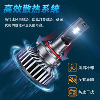 高品质汽车led大灯Canbus加强解码高亮车灯雾灯白光黄金光青柠光