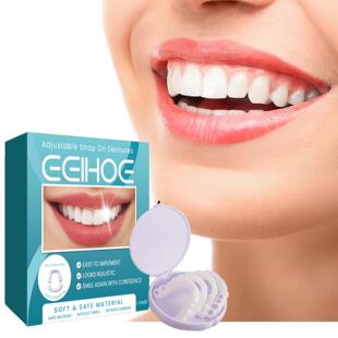 Snap Adjustable Replaceme Temporary Tooth Dentures EELHOE