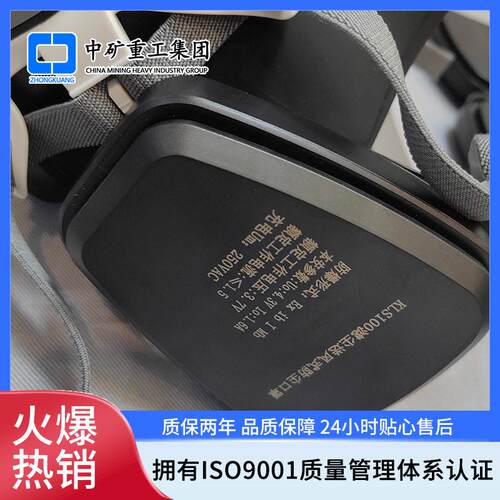 防尘防毒气体化工粉尘打磨喷漆活性炭面罩 具有滤芯监测功能