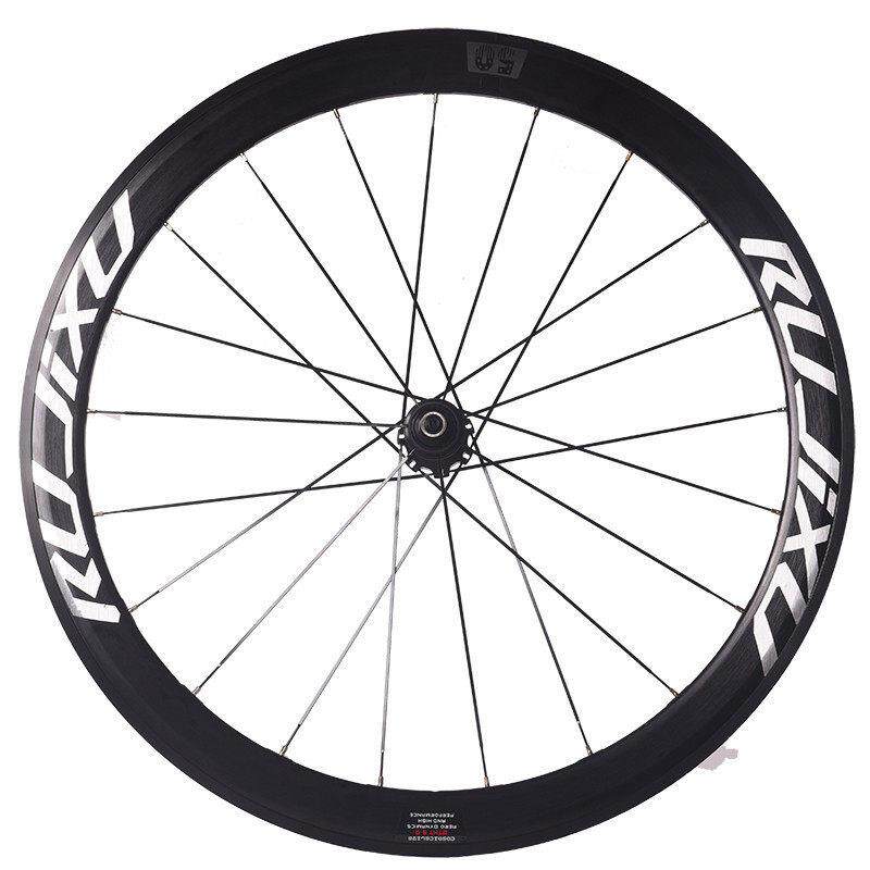 700c 50MM框RUJIXU锐杰逊直拉破风辐条公路自行车轮组V/C刹圈刹