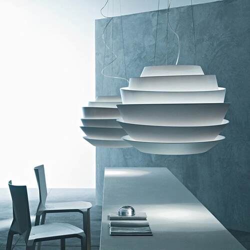 意大利Foscarini Le Soleil餐厅灯 北欧简约客厅书房卧室玫瑰吊灯