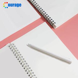 新款直销热转印笔记本自定义设计可印LOGO记事本空白横线A5白卡纸