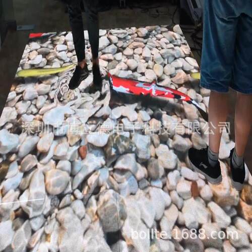 IPJ互led地砖屏广设西南宁市互动安游乐备脚踩地动屏制作装