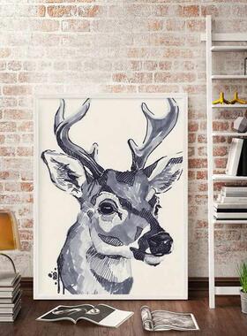 Solid wood large photo frame wall hanging picture frame 16K2