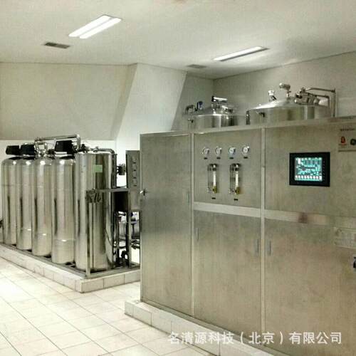 食品厂1.5吨/小时双级RO反渗透纯净水装置去离子水纯水纯净水设备
