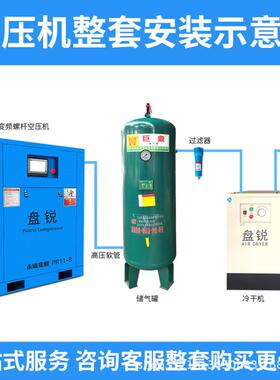 永磁变频螺杆式空压机11kw空气压缩机泵工业级螺杆机