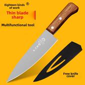 烹饪寿司刀 家用不锈钢瓜果刀 剔骨 水果刀 石霸生产多用途刀