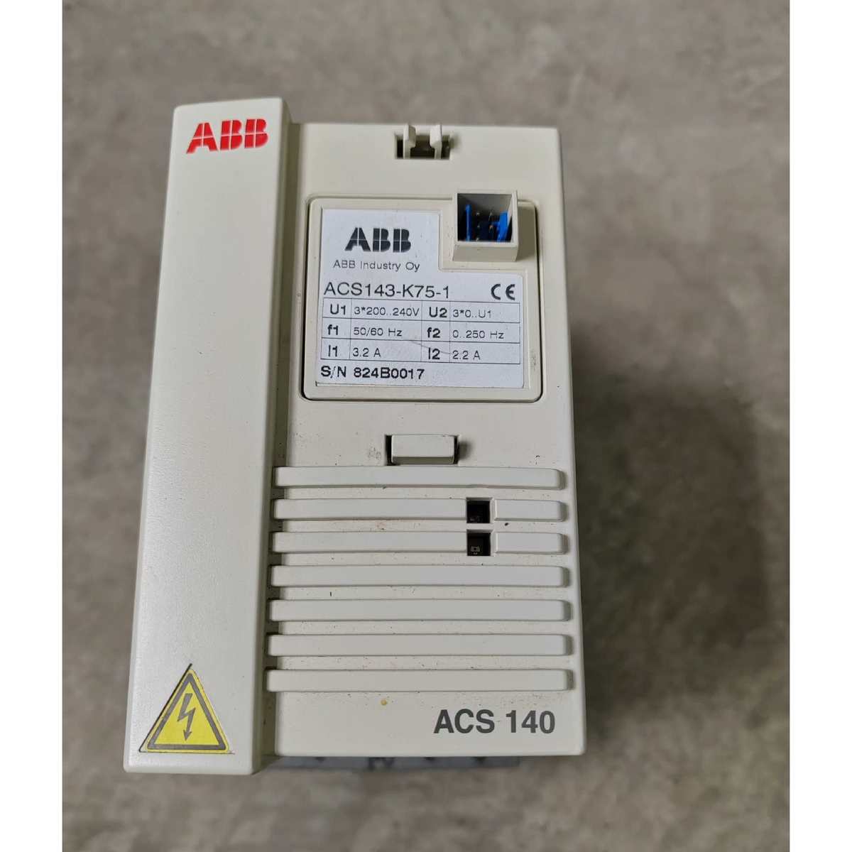 ABB变频器ACS143-K75-1 功能正常拆机,实图现货