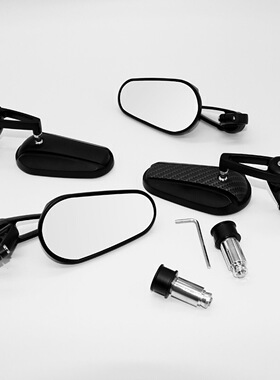 摩托车改装手把后视镜春风150NK 250 400NK 650NK通用反光手把镜