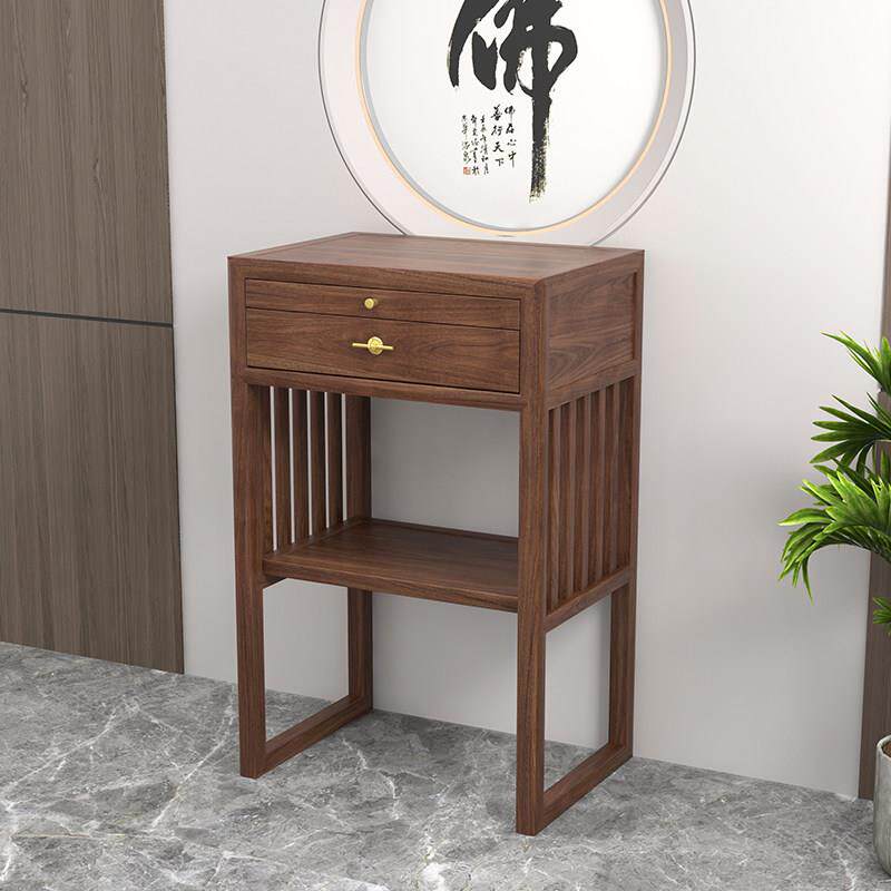 贡台桌现代香案佛桌轻奢小型佛龛财神爷全实木供桌佛台家用新中式