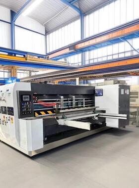 200X480型伺服免压前缘送纸双色水墨印刷圆压圆模切机开槽一键单