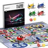 纽奇飞行棋小学生童见详情益智磁具力玩机棋幼儿飞儿园折叠磁铁大