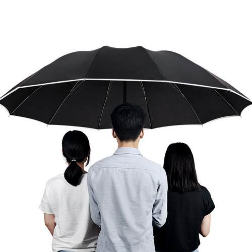 骨超大三人雨伞直径cm大号双人寸三折伞商务广告